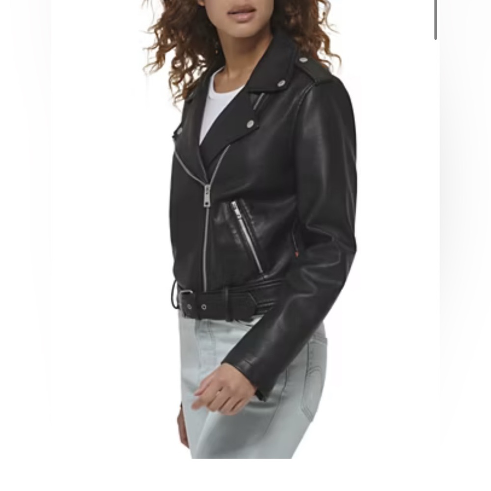 Women's Black Leather Jacket